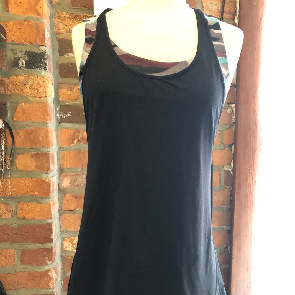 Lululemon Black All Sport Bra Support Combo Tank 8